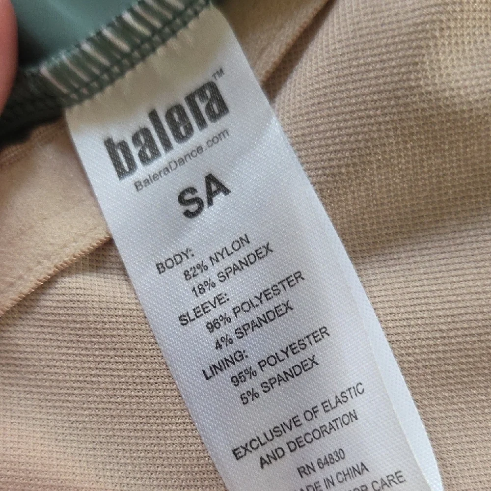 Balera Long Sleeve Leotard - Juniper - Picture 2 of 8